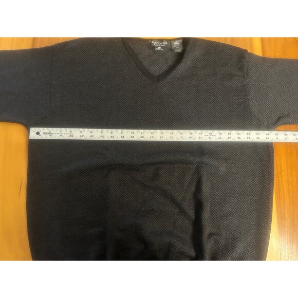 Marco Fiori Men’s Merino Wool Sweater. XL. Italy. Pullover. Long Sleeve. V Neck - Picture 5 of 10